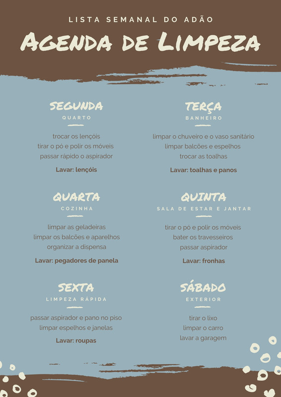 Minimalista e Clean: Cronograma com Design Neutro - inspiração