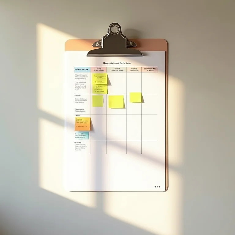 Cronograma detalhado de reforma