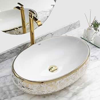 Cuba de Apoio com Detalhes em Dourado: Luxo e Sofisticação - inspiração