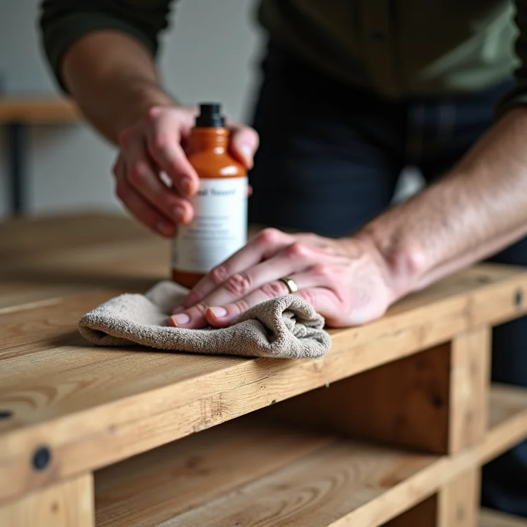 Cuidados e manutenção do painel de TV de paletes