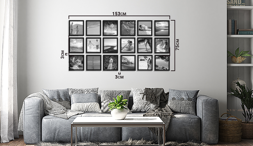 Composição de Quadros e Fotos: Reviva Momentos Inesquecíveis - inspiração