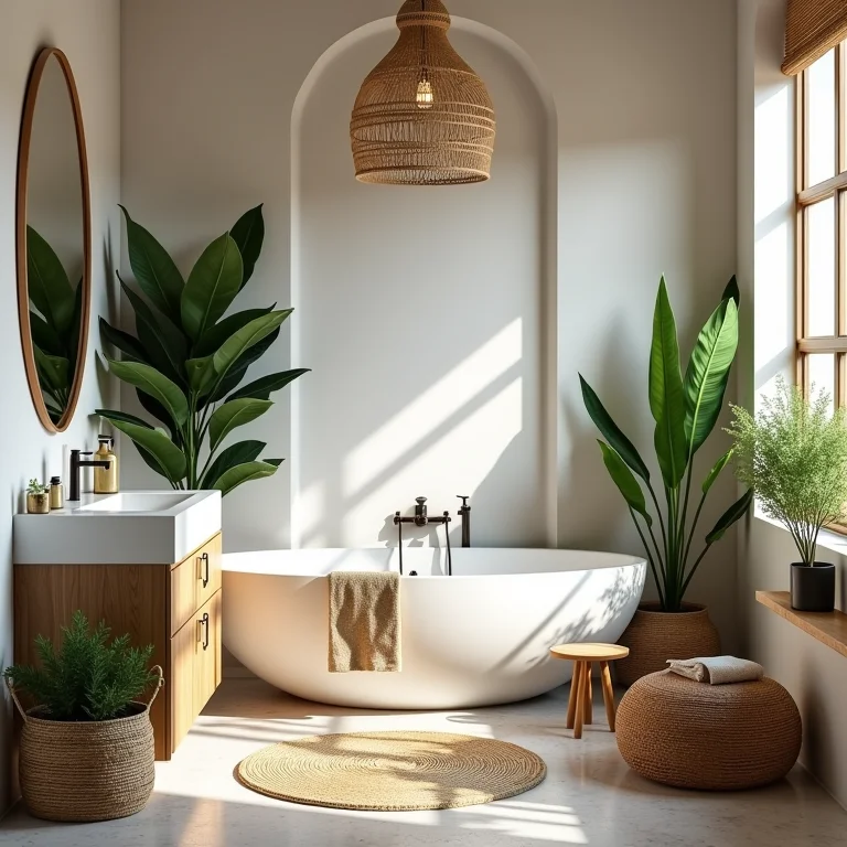 Decoração Boho Banheiro: Transforme seu banheiro em um spa em casa