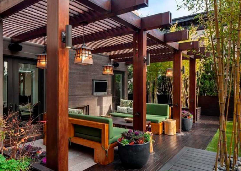 Com Revestimento Aconchegante de Madeira - detalhe