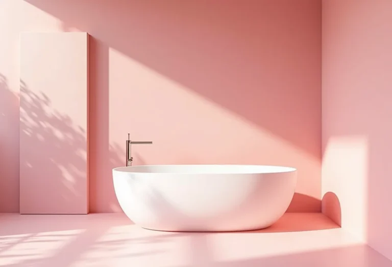 Rosa com Texturas Naturais: Elementos que Aquecem e Aconchegam - ideia