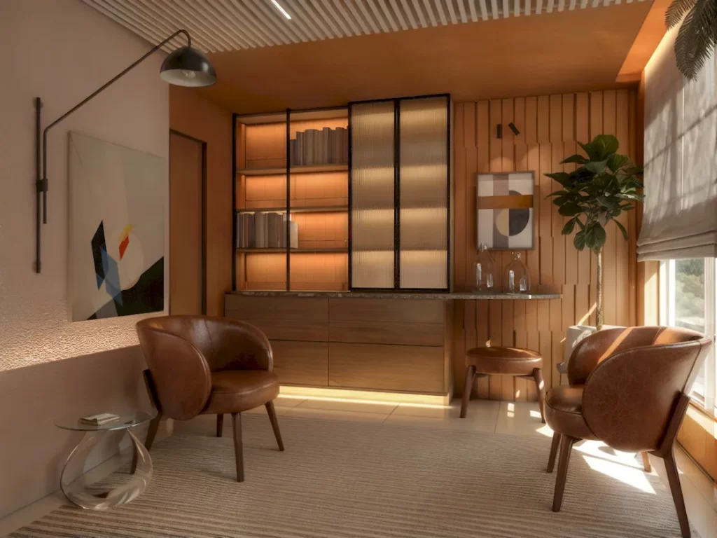 Decoração com Textura: Aconchego e Estilo com Papel de Parede - inspiração