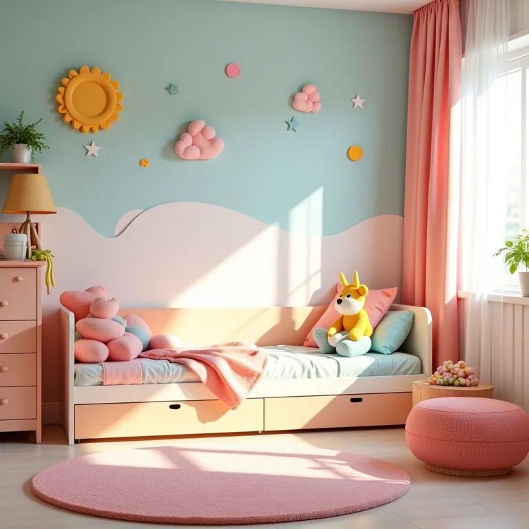Decoração de quarto infantil com criatividade e diversão