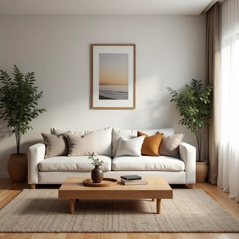 Decoração de sala gastando pouco: inspire-se com ideias criativas e econômicas.