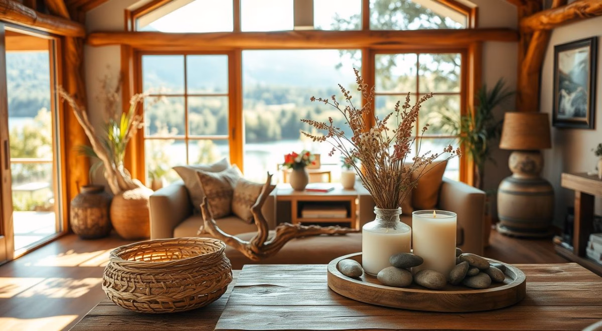 Aconchego Natural: Decoração com Texturas e Elementos da Natureza - detalhe