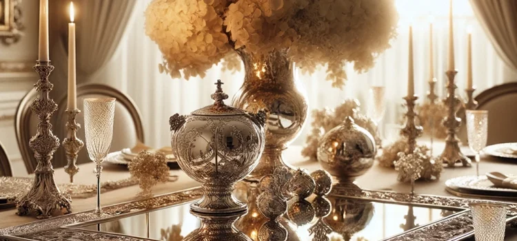 Com Bandejas Espelhadas: Um Toque de Glamour na sua Cozinha - detalhe