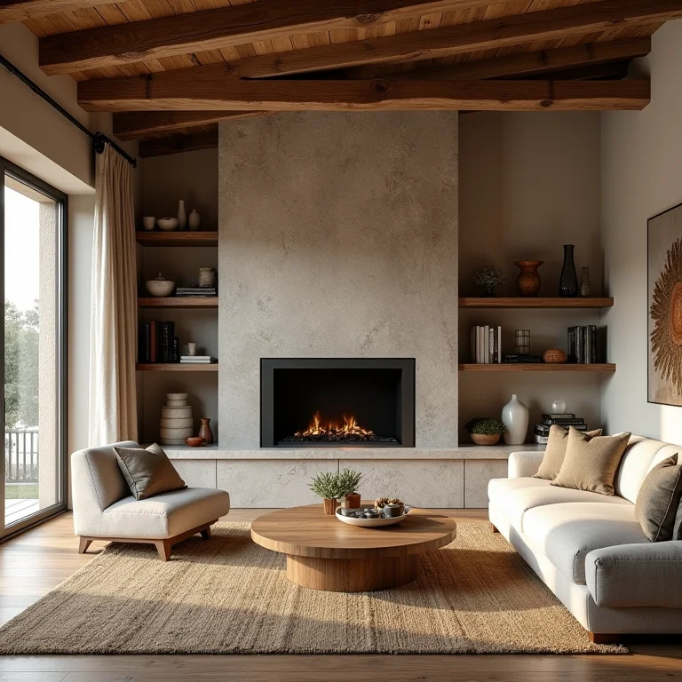 Decoração rústica para sala: aconchego e charme com elementos naturais.