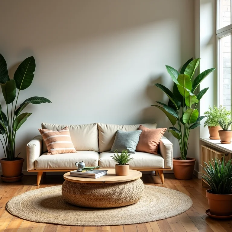 Decoração sustentável para sala: reutilize e recicle com estilo.