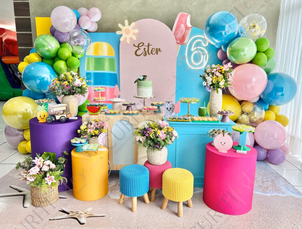 Decoração de Festa Tema Picolé para ...