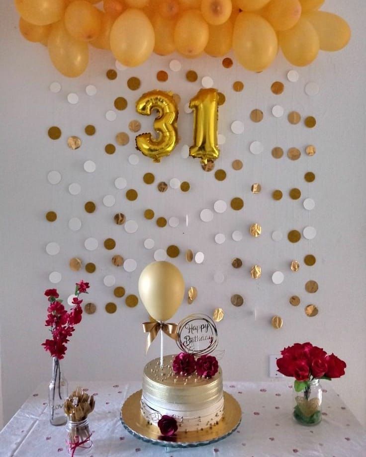 Decoração de festa simples ...