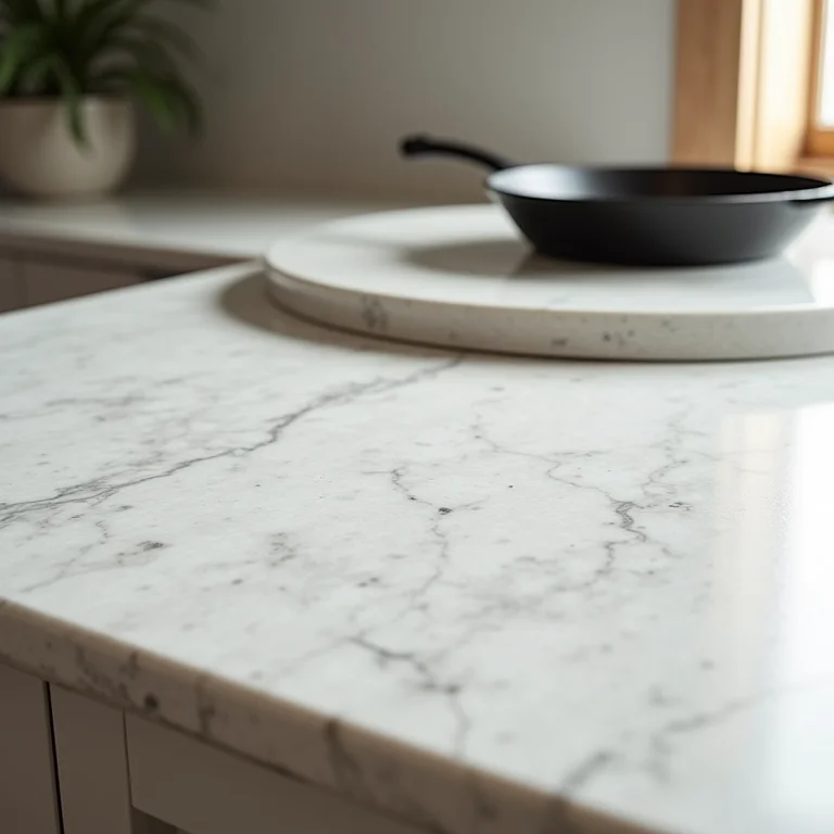 Detalhe da resistência do porcelanato