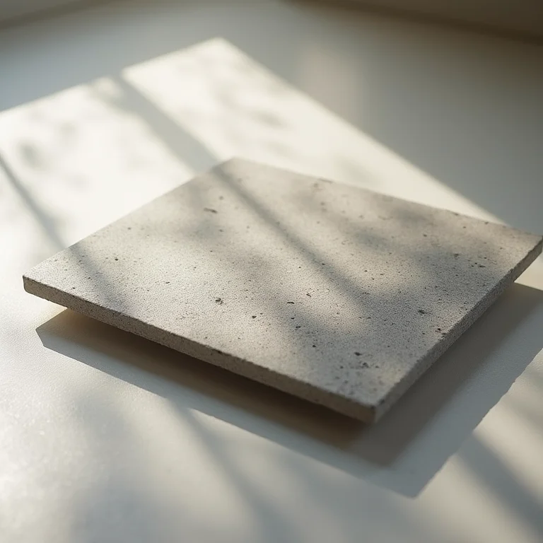 Detalhe da textura de uma placa de Dekton