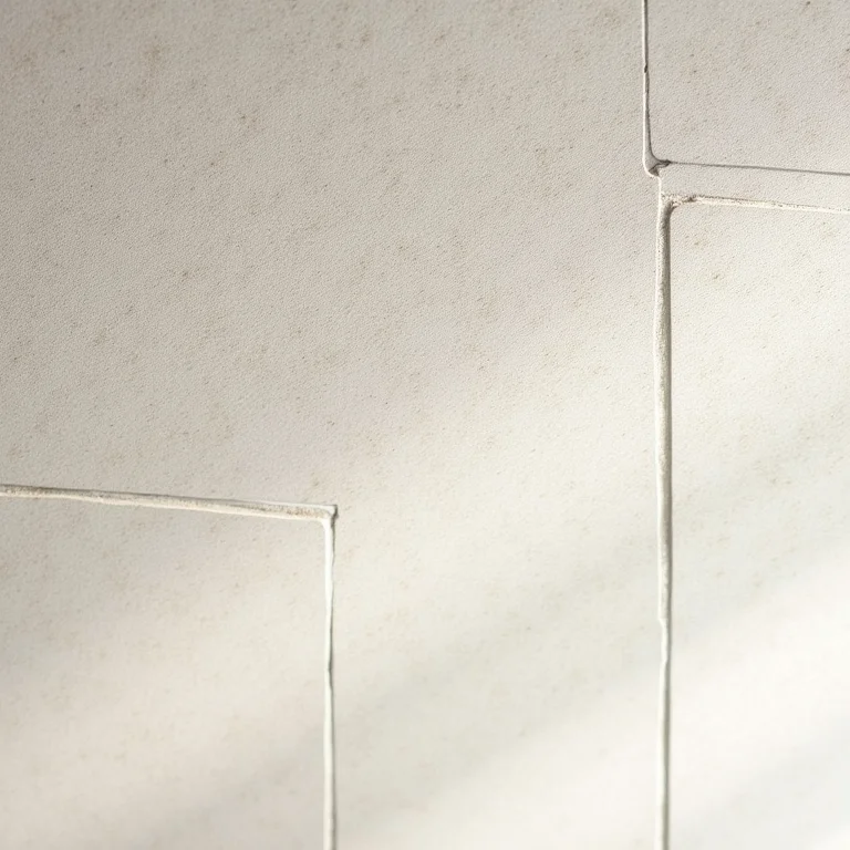 Detalhe da textura de uma placa de forro de fibra mineral