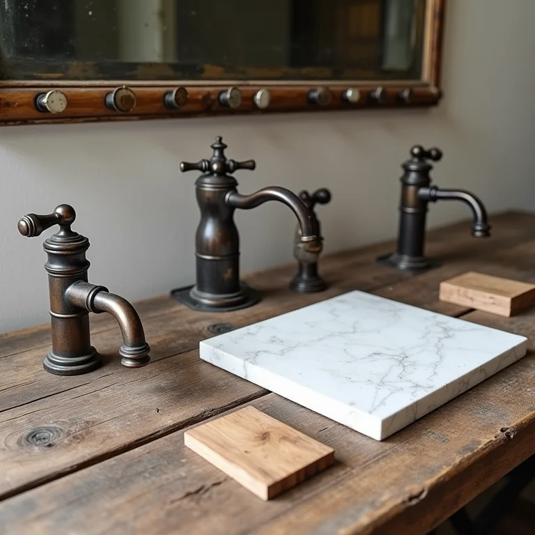 Detalhes de materiais de construção vintage