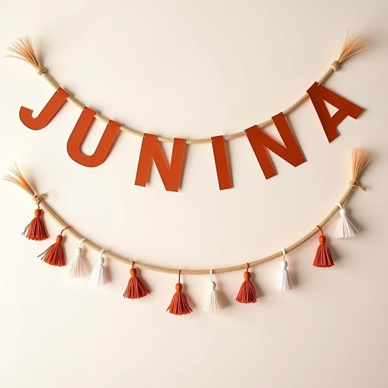 Detalhes extras para deixar as bandeirinhas de festa junina ainda mais criativas.