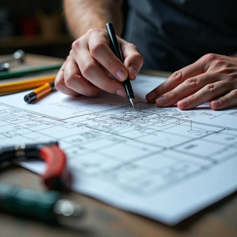 Diagrama elétrico para instalação de interfone