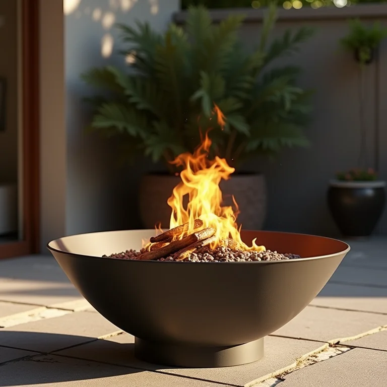 Diferentes estilos de design para fogo de chão.