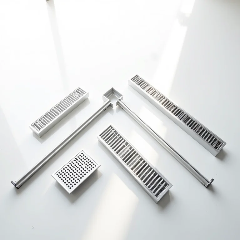 Diferentes modelos de ralo linear