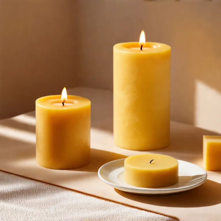 Diferentes tipos de cera para a confecção de velas decorativas.