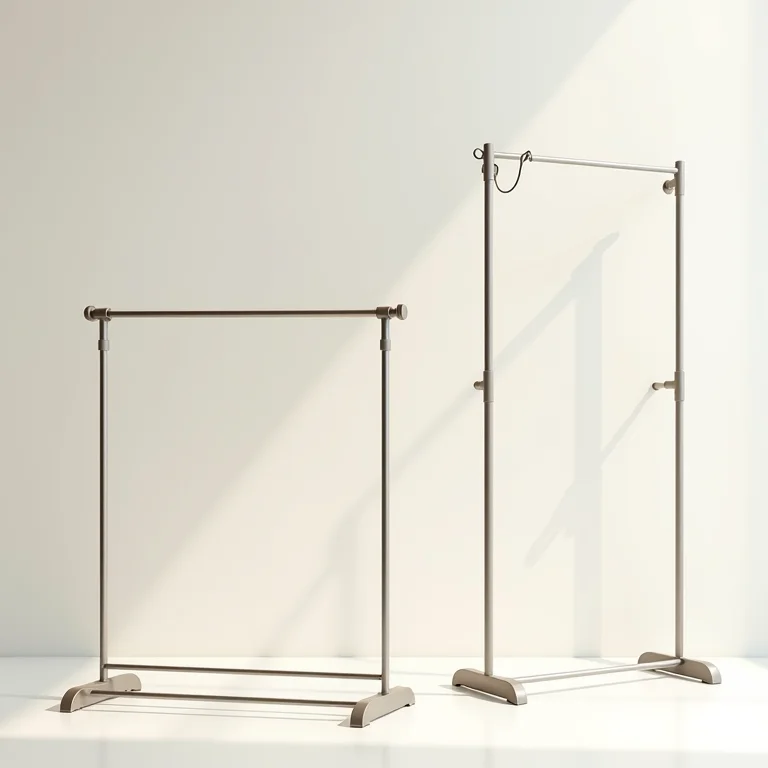 Diferentes tipos de varal de chão