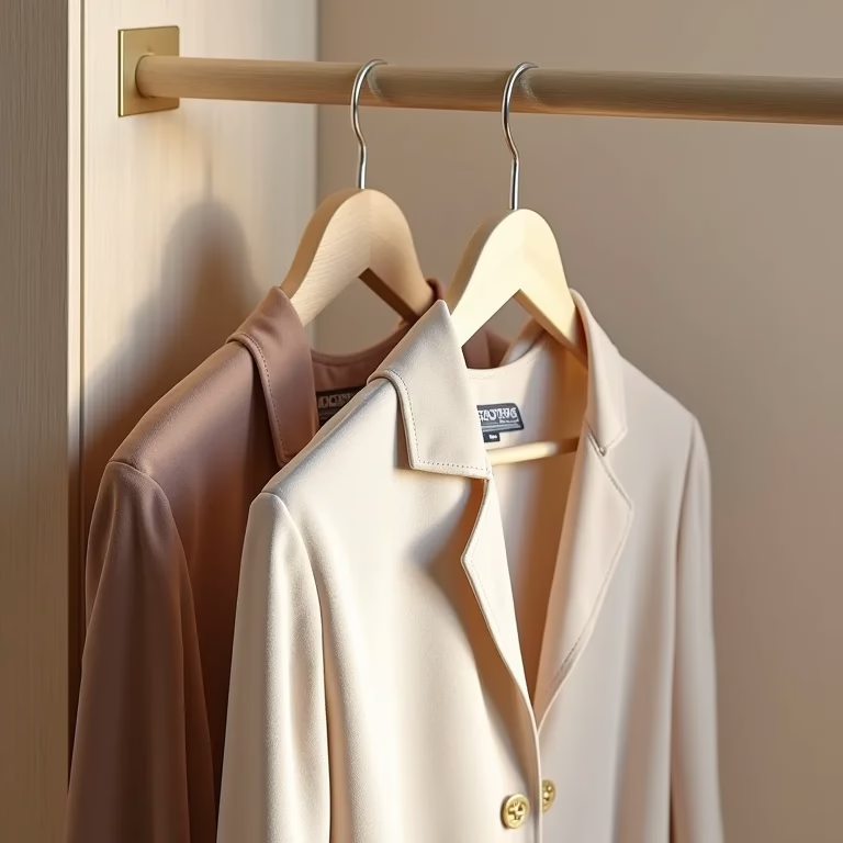 Diversos tipos de cabides inteligentes para otimizar espaço.