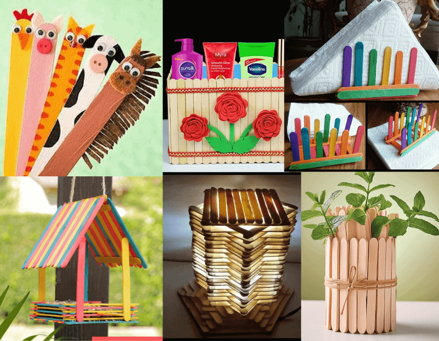 DIY com Palitos de Picolé: Simples, Barato e Criativo - ideia