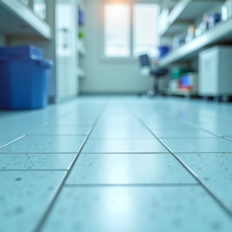 Durabilidade e resistência do piso bacteriostático