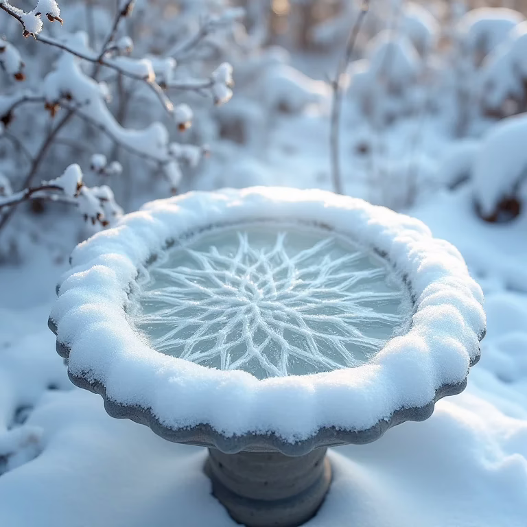 Elementos aquáticos que funcionam no inverno.