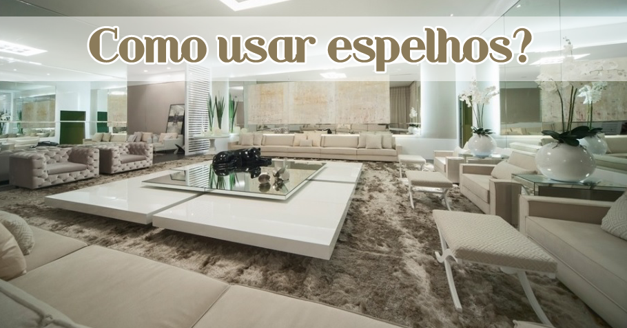 Elegância Atemporal: Decoração com Espelhos - ideia