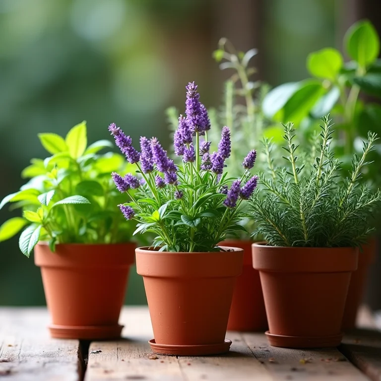Ervas e plantas aromáticas para sombra em vasos