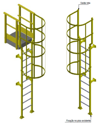 Escada Marinheiro com Degraus Antiderrapantes Coloridos: Segurança e Estilo! - inspiração