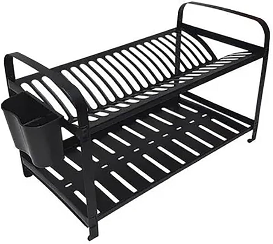 Escorredor Inox com Design Minimalista e Detalhes em Madeira - inspiração