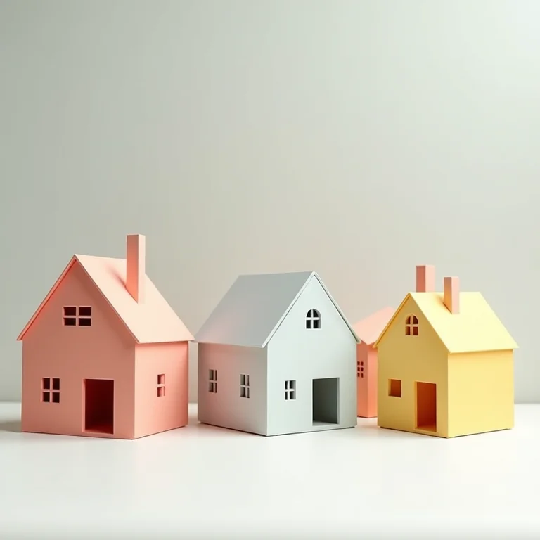 Estilos arquitetônicos e cores para fachada