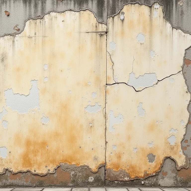 Fachada danificada pela ação do clima