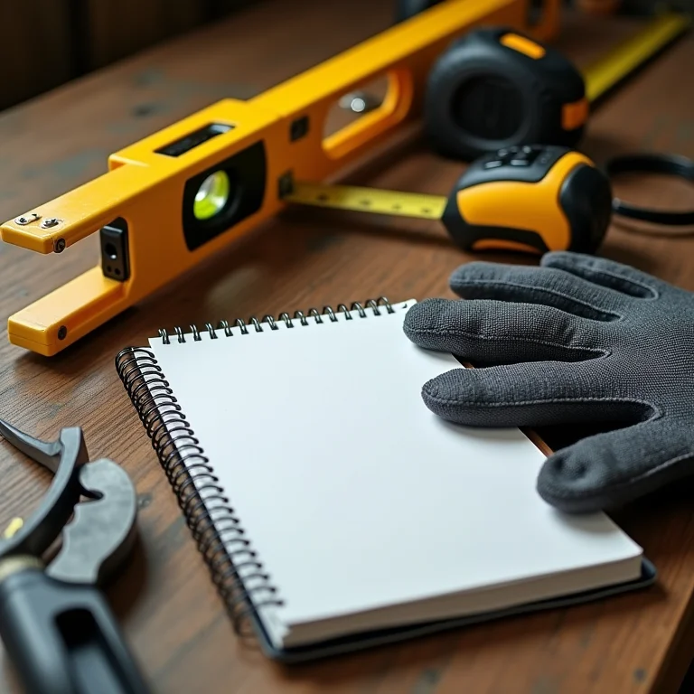 Ferramentas essenciais para inspeção de um jardim vertical.