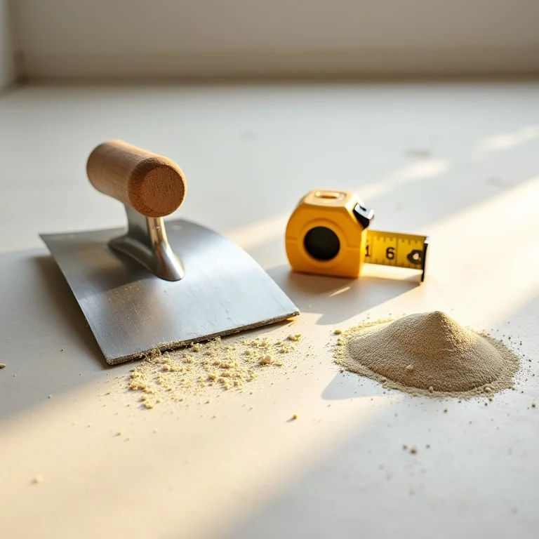 Ferramentas para nivelar o contrapiso.