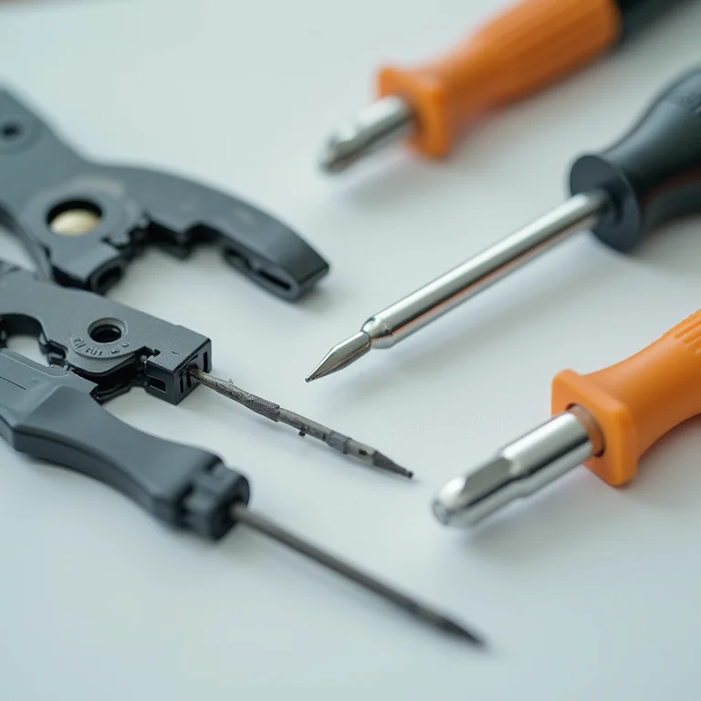 Ferramentas para usar com conectores Wago.