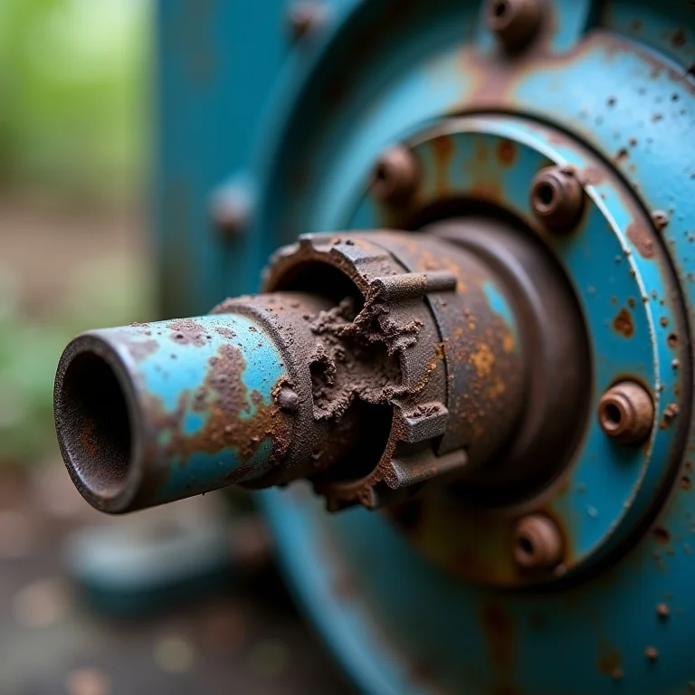 Fiação elétrica danificada em motor de piscina
