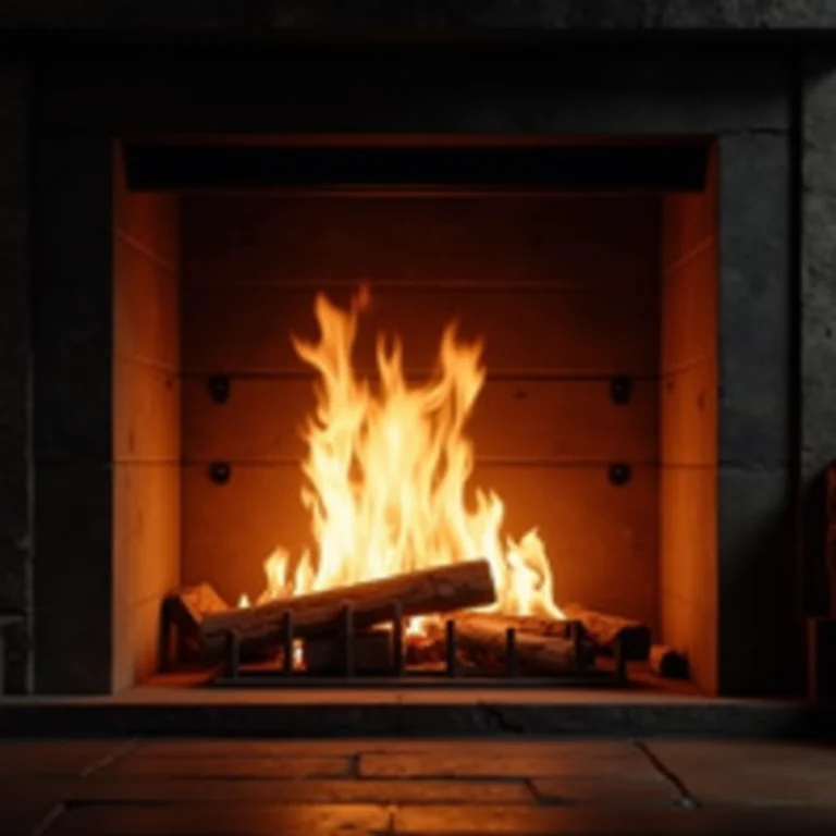 Fluxo de ar dentro de uma lareira demonstra boa tiragem da chaminé.