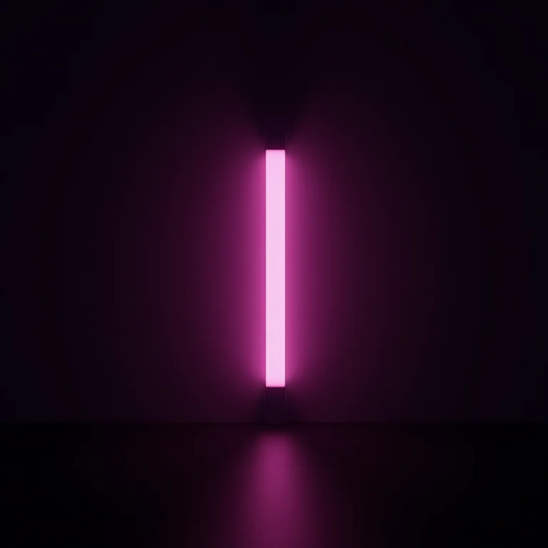 Fonte de luz infravermelha iluminando um quarto escuro.