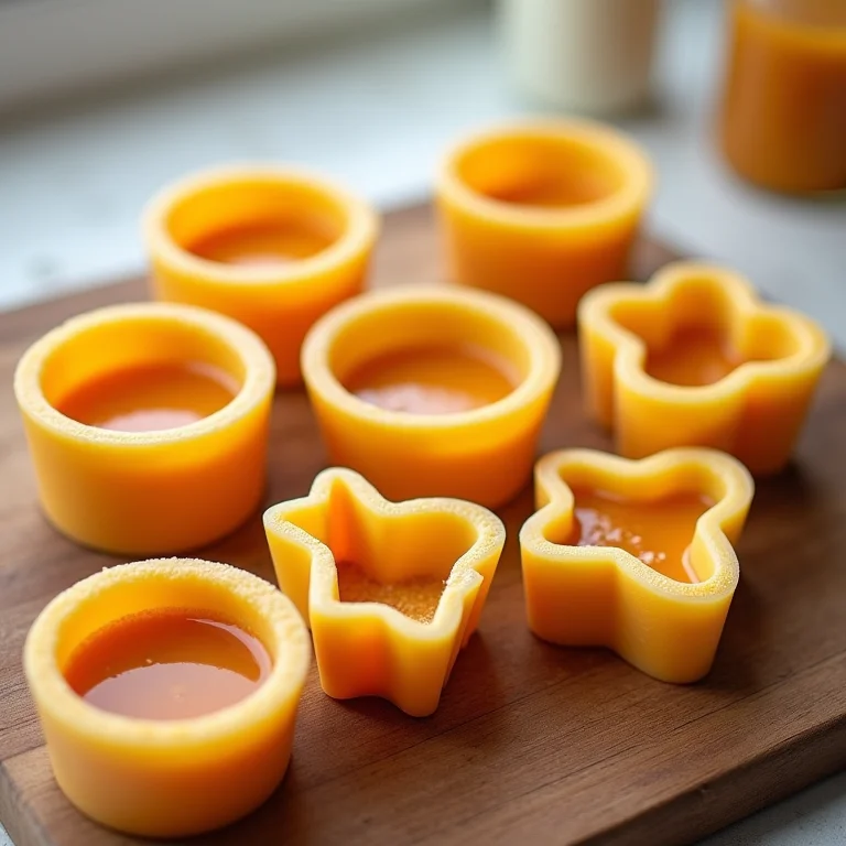 Formas de silicone para congelar sopa