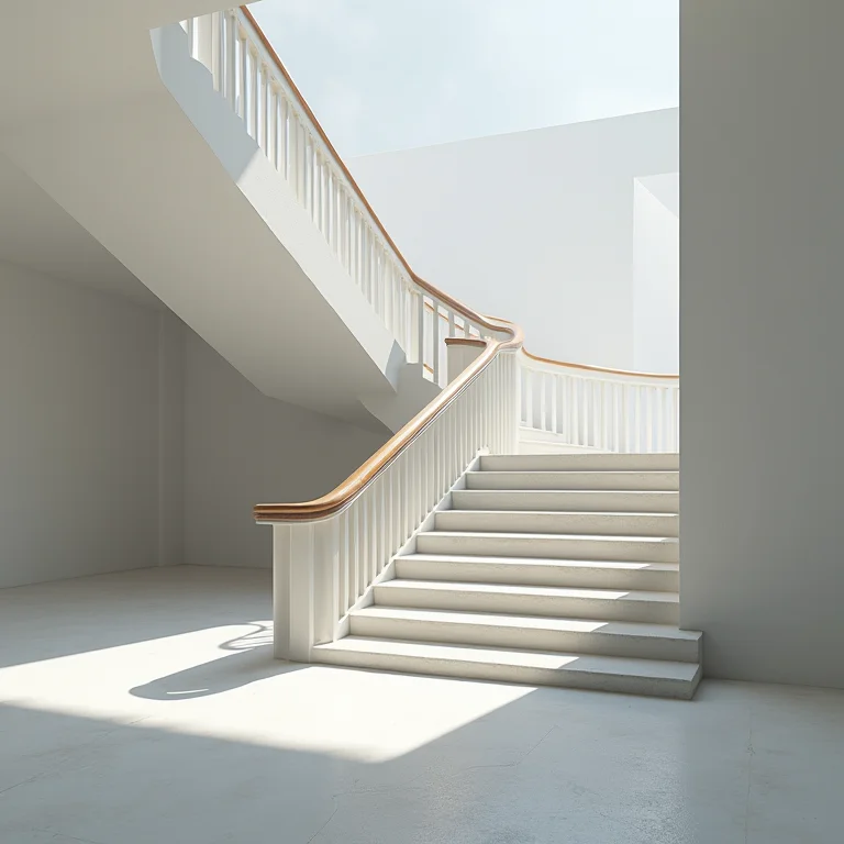 Guarda corpo de aço carbono robusto com design geométrico