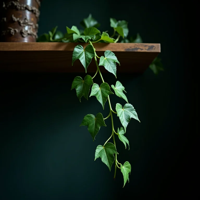 Hera Inglesa (English Ivy) pendente em prateleira