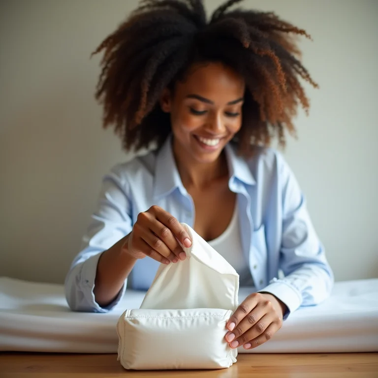 Higienizando trocador portátil