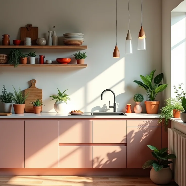 Ideias de decoração charmosa para cozinhas americanas.