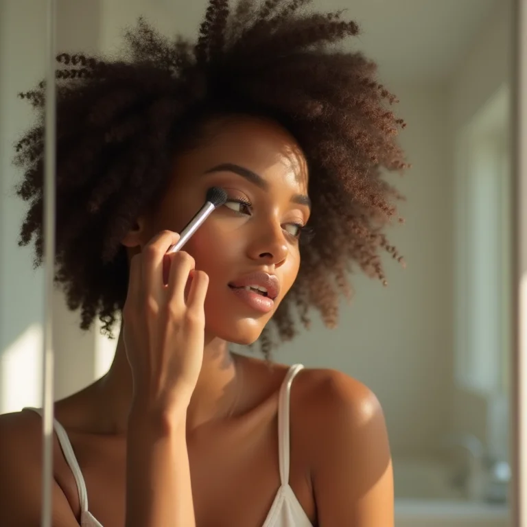 Iluminação estratégica em banheiro para maquiagem