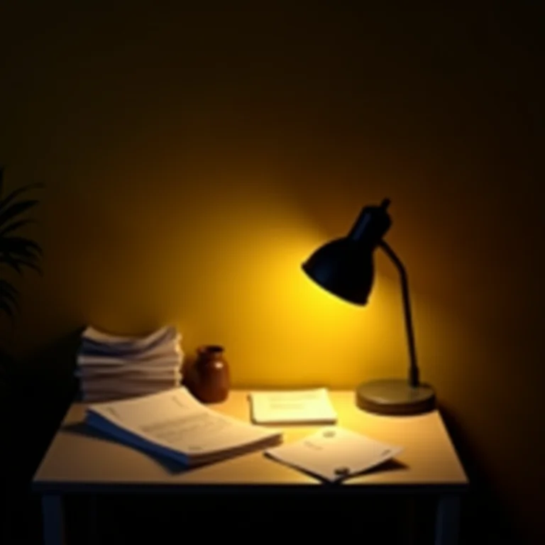 Iluminação inadequada em consultório médico